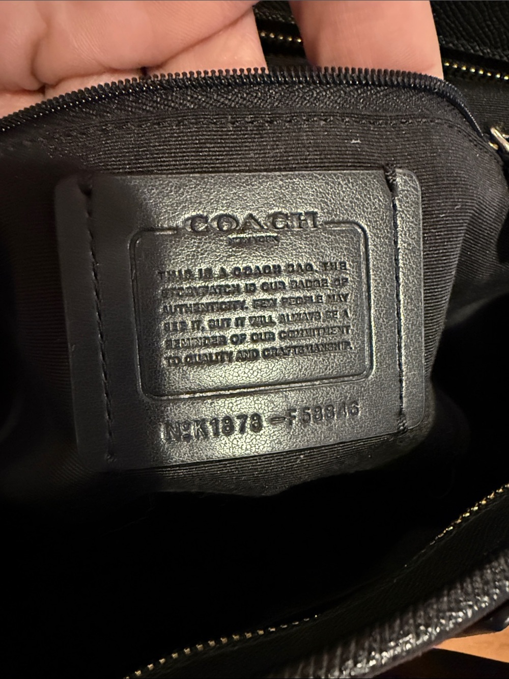 Coach City Zip Tote k1878-f58846 - Picture 3 of 6